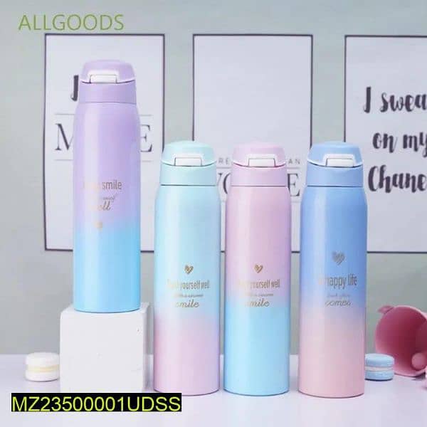 Stainless steel sports Thermos water bottle 500ml 4