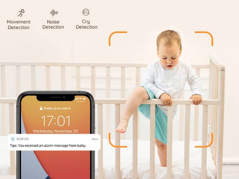 Smart vedio Baby Monitor Camera HD 5 inch display 9