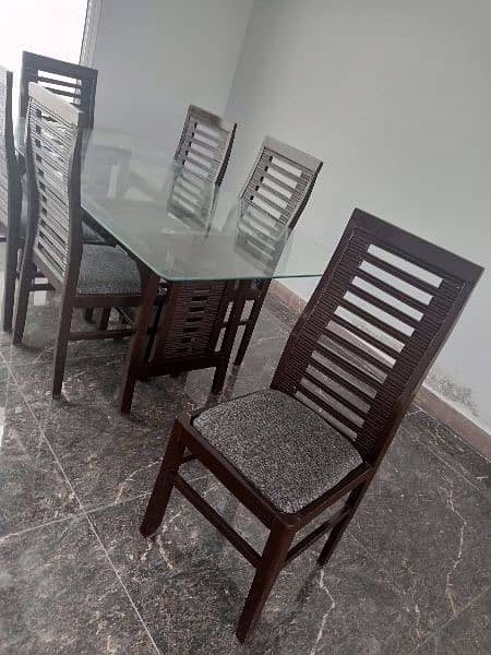 Dinning table with chair 2