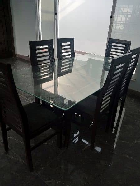 Dinning table with chair 3