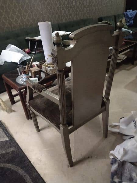 Painted Decorative Chair (Used) 0