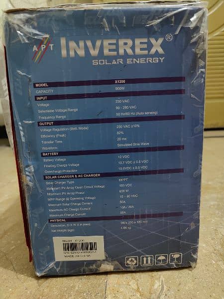 inverex SOLAR INVERTER X1200 0