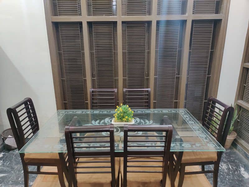 Dining Table with 6 chairs. 3