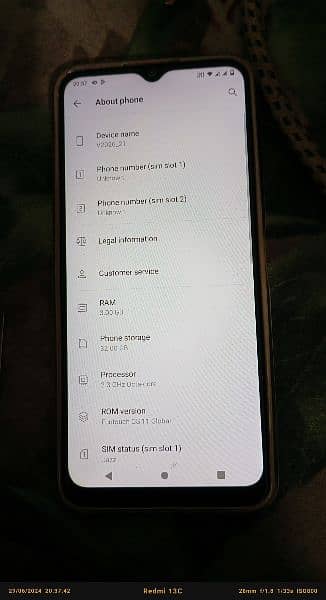 vivo y12s gd condition without open mbil 1 years use 7