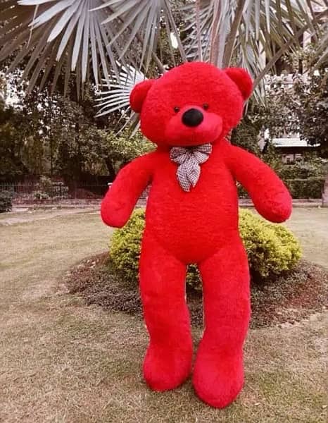 Red teddy bear 0