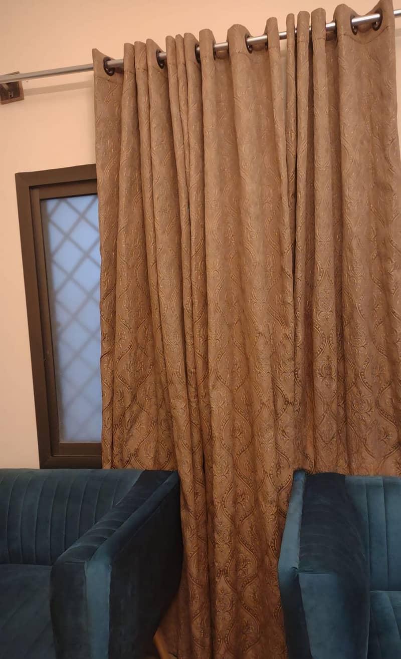 Golden brown curtains for sale 0
