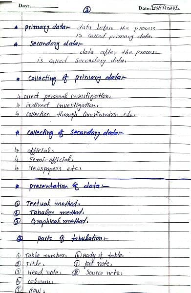 handwriting assignment 11