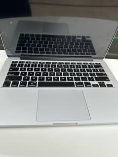 MacBook Pro 2014 used with transparent sheet