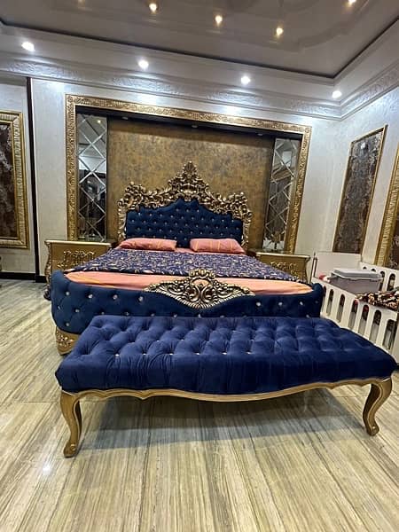 bedset / furniture / King Bed  / double bed / poshish bed / luxury bed 1