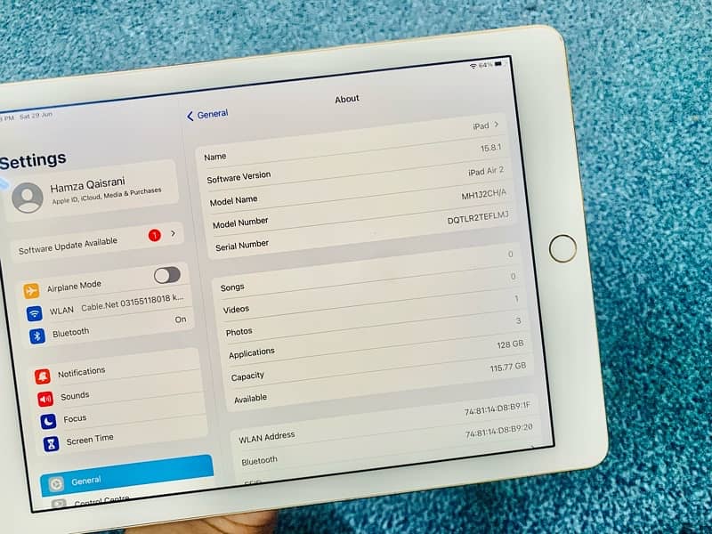 iPad Air 2 128gb 4