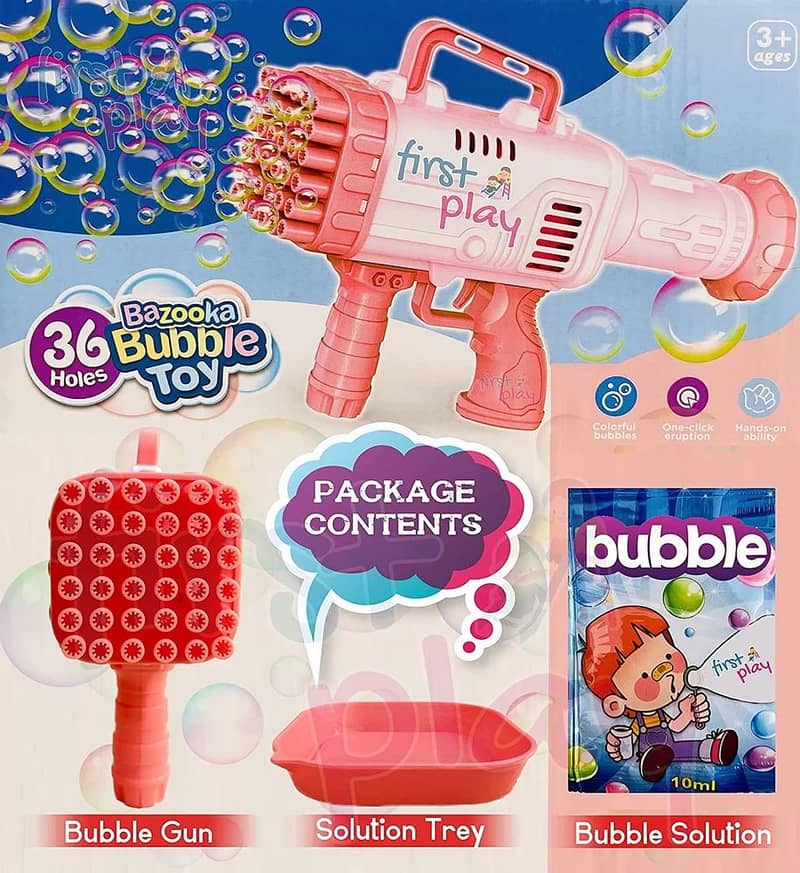 32 Hole Bazooka Bubble Gun Machine Toys for Kids 7