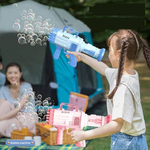 32 Hole Bazooka Bubble Gun Machine Toys for Kids 1