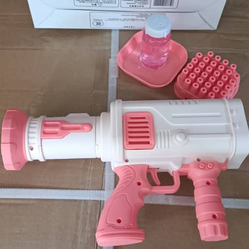 32 Hole Bazooka Bubble Gun Machine Toys for Kids 4