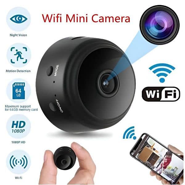 Mini CCTV Camera For Home,Office Wifi Connection 0