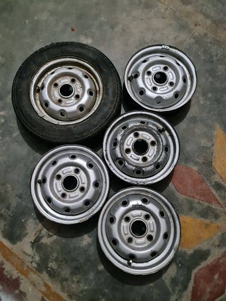 12 inch wheels rims 5 piecefor sale 4