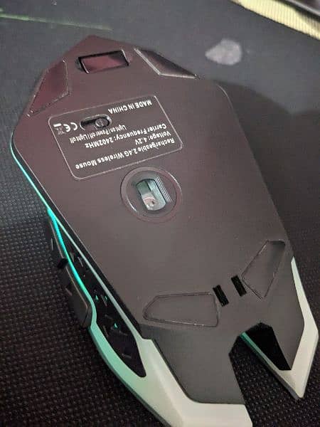 Rechargeable Wireless RGB Gaming Mouse Imported 6