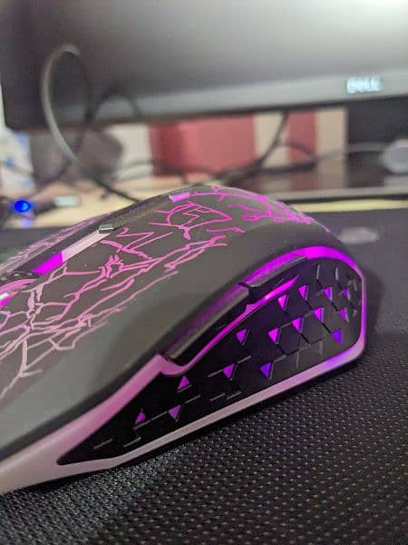 Rechargeable Wireless RGB Gaming Mouse Imported 9