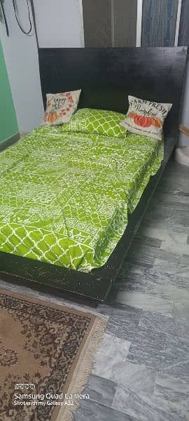 Bed with mattress urgent sale 1