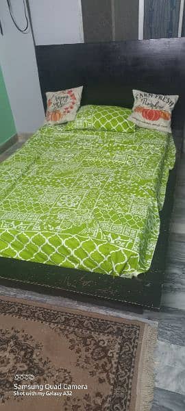 Bed with mattress urgent sale 2