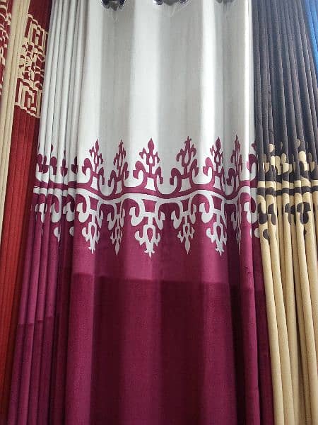 new design for valvet curtains. . . border style . . 2 piece set . . . 1
