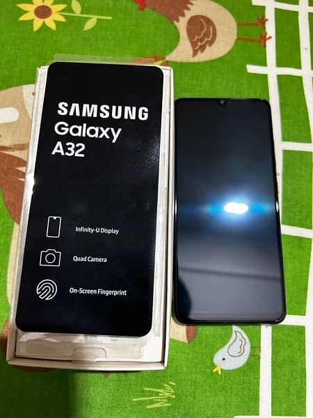 Samsung A32 6/128 GB 10/10 Original Box Charger PTA dual Approved 0