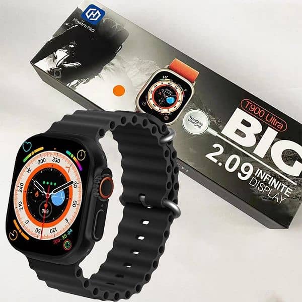 T900 ultra Smart Watch For sale Color Black Box Pack 0