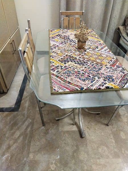 5 chairs dining table for sale 5