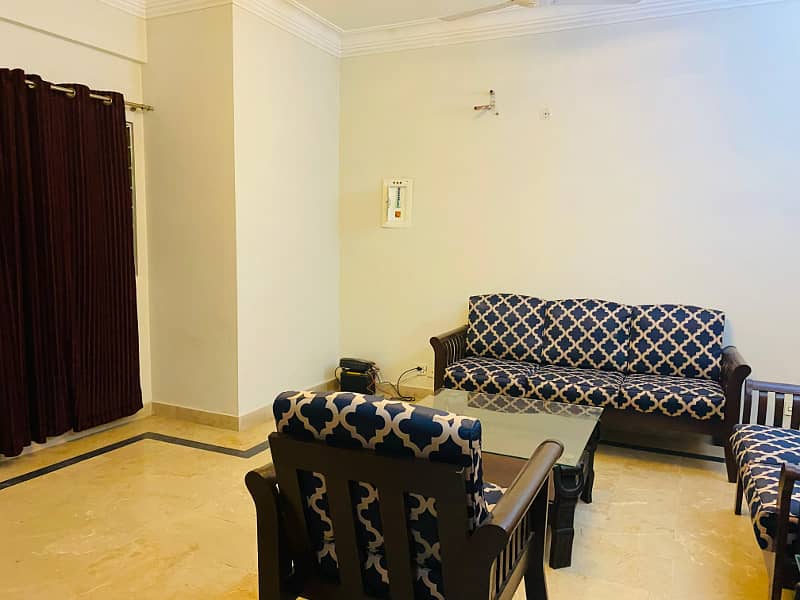 F11 Markaz Al Safa Heights 1 Bedroom Fully Furnished Apartment Available For Rent In Islamabad 8