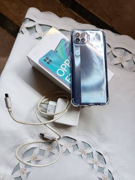 oppo f17 pro 8 128 with box charge 0