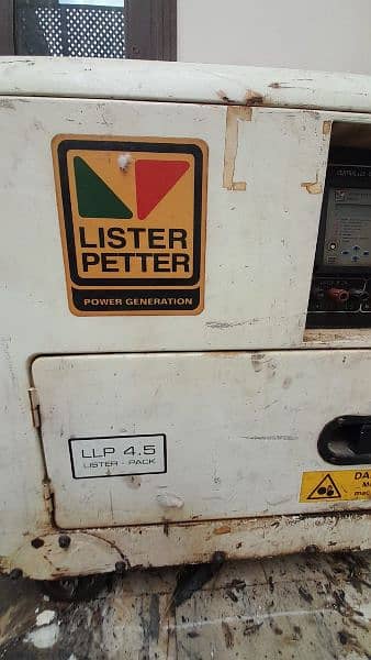 UKLister Peter 4.5kv Diesel Genset 2