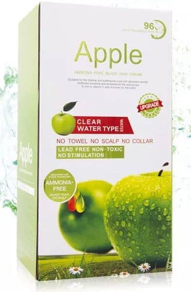 apple hair colour ammonia free 100% imported product 0