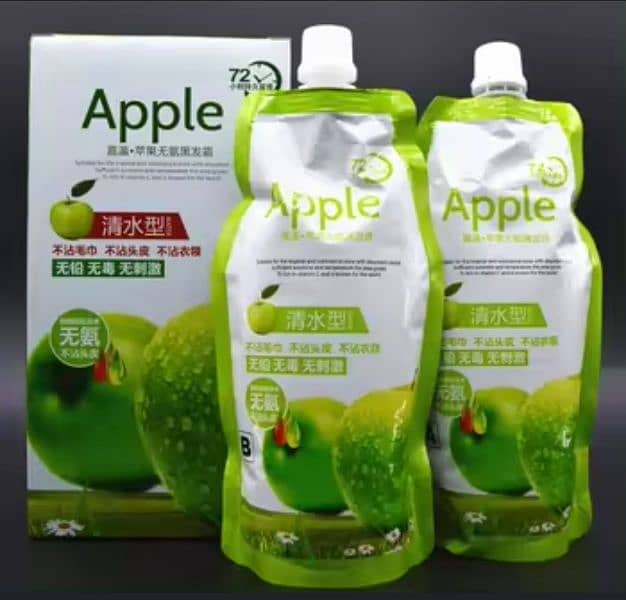 apple hair colour ammonia free 100% imported product 1