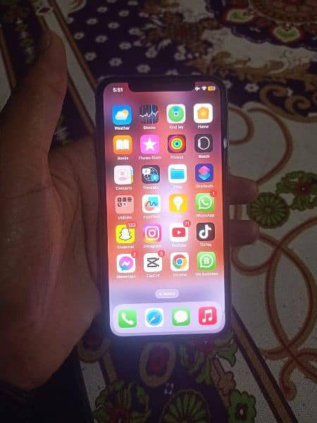 I phone X non PTA for sale battery change hn face id ok hn 1