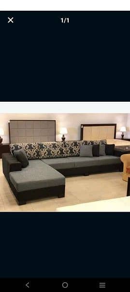 sofa set / 5 seater sofa / wooden sofa / poshish sofa set 7
