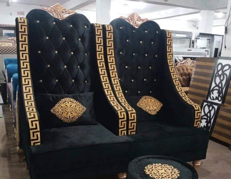 sofa set / 5 seater sofa / wooden sofa / poshish sofa set 8