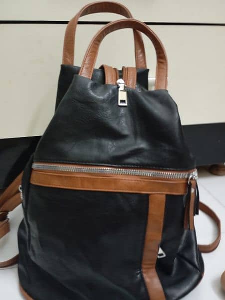 leather imported bag pack for sale at low price 2