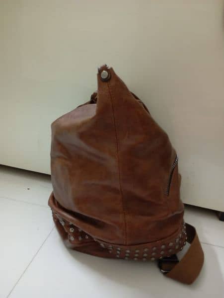 leather imported bag pack for sale at low price 10