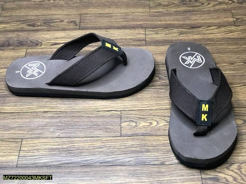 M. K Soft - Comfortable Men Slippers on Synthetic Material FL002 1