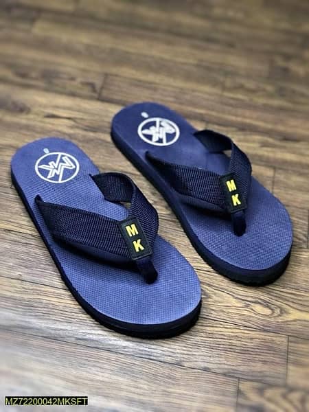 M. K Soft - Comfortable Men Slippers on Synthetic Material FL002 2