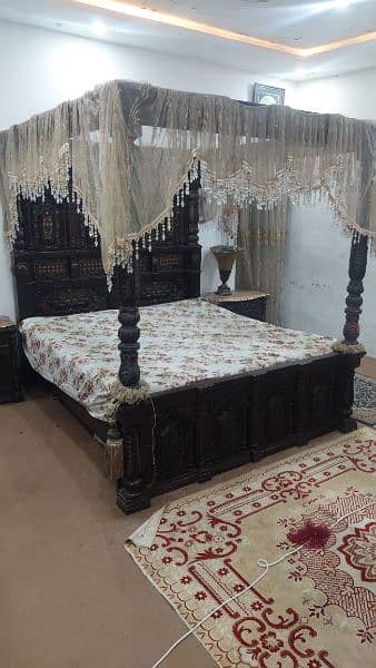 Chinioti Bed set Solid wood 1