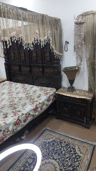 Chinioti Bed set Solid wood 3