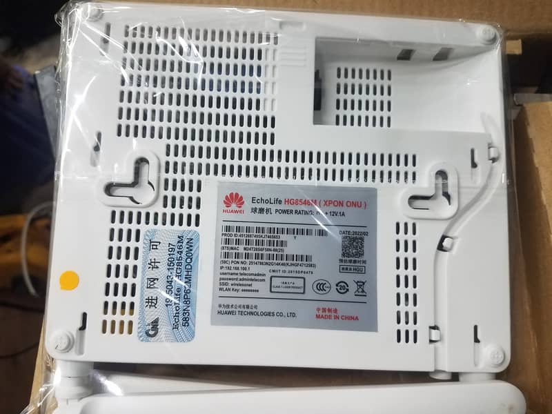 New Huawei HG8546M XPON FIBER OPTIC WIFI ROUTER CONTACT 03362838259 1