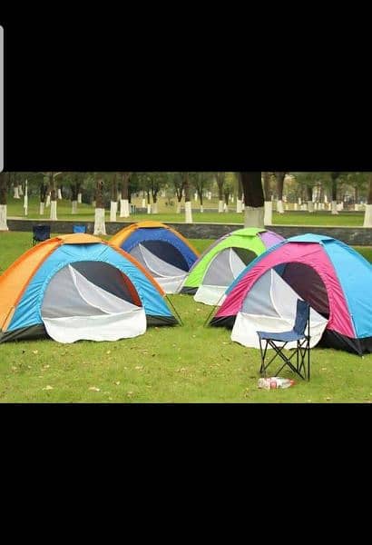 camping tent available. . . . 0