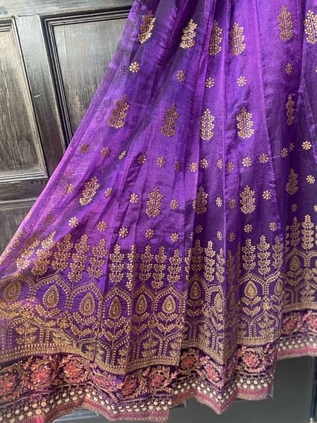 wedding formals | designer dresses | lehanga | purple | stitched 1