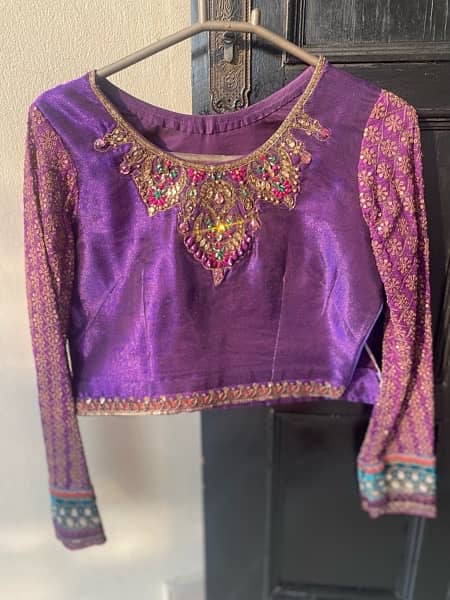 wedding formals | designer dresses | lehanga | purple | stitched 3