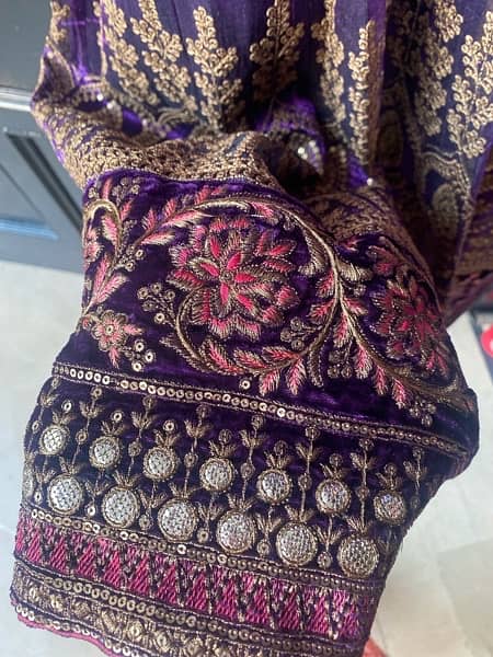 wedding formals | designer dresses | lehanga | purple | stitched 4