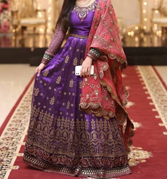 wedding formals | designer dresses | lehanga | purple | stitched 13