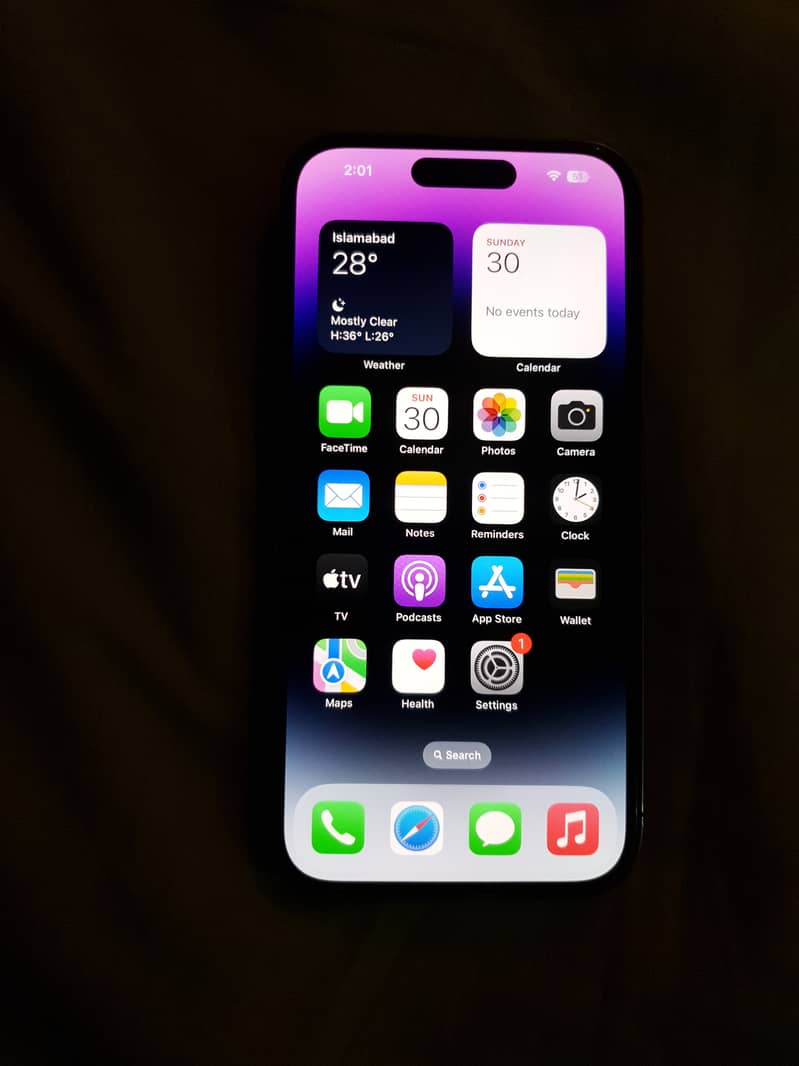 Iphone 14 pro deep purple colour 1