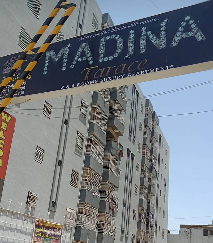 Flat for sale 2 bed lounge madina terrace 10