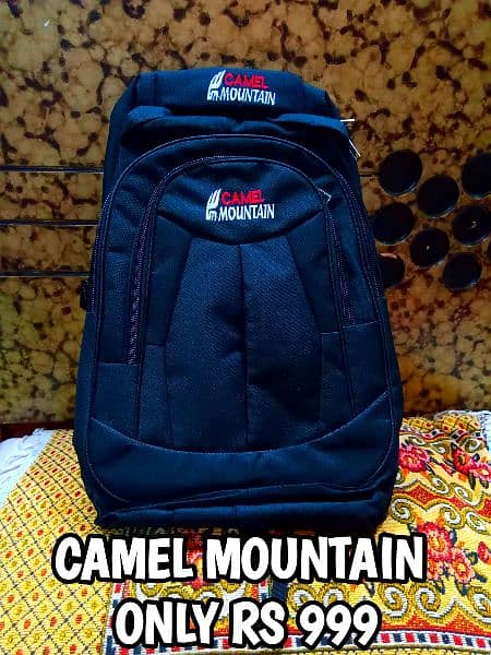 Stylish CAMEL MOUNTAIN laptop bag : laptop backpack for boys and girls 0